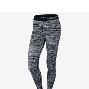 Nike Hyperwarm Black and Gray Leggings
